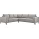 Hoekbank links Calira grijs basic comfort