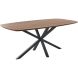 Eettafel Maverna mangohout 100x190 ovaal bruin