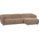 Hoekbank rechts Harper bruin basic comfort