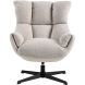 Draaifauteuil Ordini lichtgrijs