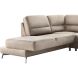 Hoekbank links Mirtho microleder taupe excellent comfort