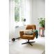 Draaifauteuil Tarkio velvet cognac