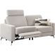 2,5 zitsbank Mirtho grijs + relaxfunctie, bonell en HR-schuim zitting
