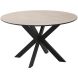 Eettafel Ranea 150 cm rond beige met rechte spinpoot