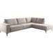 Hoekbank Clanton beige + HR-schuim zitting