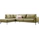 Hoekbank links Alburg mosgroen basic comfort