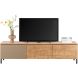 TV-meubel Selero 181 cm bruin