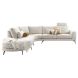 Hoekbank links Flandria koudschuim en polyether beige