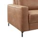 Hoekbank Creon bruin + bonellvering