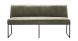 Eetkamerbank Thurso 170 cm microleder groen