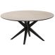 Eettafel Ranea 150 cm rond beige met ranke spinpoot