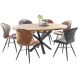 Uitschuifbare eettafel Caltana 130/170 cm rond mango