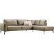 Hoekbank rechts Alburg groen basic comfort