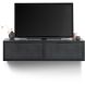 TV-meubel Verdio 127 cm zwart