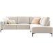 Hoekbank rechts Garzeno beige basic comfort