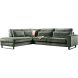 Hoekbank links Coventry groen basic comfort