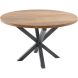 Uitschuifbare eettafel Caltana 130/170 cm rond mango