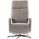 Relaxfauteuil Niland elektrisch grijs