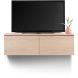 TV-meubel Selero 121 cm bruin zwevend