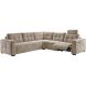 Hoekbank Moulti grijs relaxfunctie rechts premium comfort