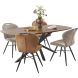Eettafel Maverna mangohout 100x190 ovaal bruin