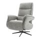 Relaxfauteuil Haslet grijs small elektrisch verstelbaar