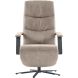 Relaxfauteuil Tofino elektrisch microleder grijs