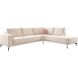 Hoekbank rechts Taroona beige basic zit- en premium rugcomfort