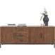 Dressoir Maverna 77x202x42 cm bruin