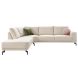Hoekbank links Taroona polyether beige HR koudschuim rug