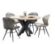 Ronde eettafel met spinpoot Ø130cm Silvares