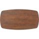 Eettafel Maverna mangohout 100x190 ovaal bruin