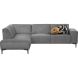 Hoekbank links Almsta grijs basic comfort