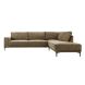 Hoekbank Clanton bruin premium comfort