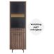 Opbergkast Tenino 200x65x45 cm bruin