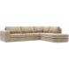 Hoekbank rechts Azara bruin basic comfort