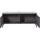 Tv-meubel Selero 121 cm zwart