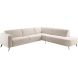 Hoekbank Micco beige + HR-schuim zitting
