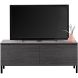 Tv-meubel Selero 121 cm zwart