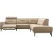 Hoekbank rechts Hazima beige met relaxfunctie