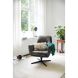 Draaifauteuil Tarkio velvet antraciet