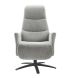 Relaxfauteuil Olindia grijs medium