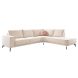 Hoekbank rechts Taroona polyether beige
