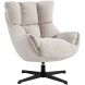 Draaifauteuil Ordini lichtgrijs