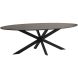 Eettafel Ranea 220x110 cm ovaal met rechte spinpoot