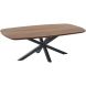 Salontafel Maverna 120x70 ovaal bruin