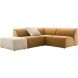 Hoekbank Romont polyether bruin