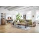 Hoekbank links Alburg mosgroen basic comfort
