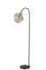 Vloerlamp Winfield mat zwart smoke