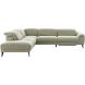 Hoekbank links Alunda groen relaxfunctie excellent comfort